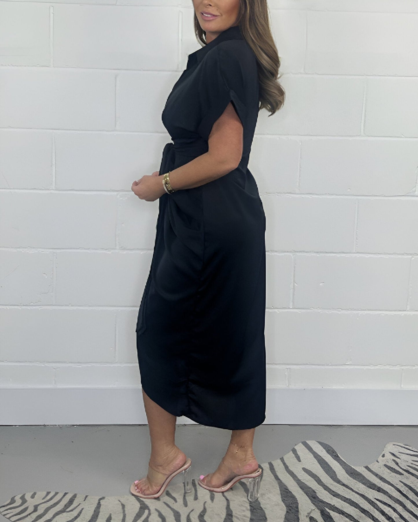 Élodie™ | Robe Plissée Élégante