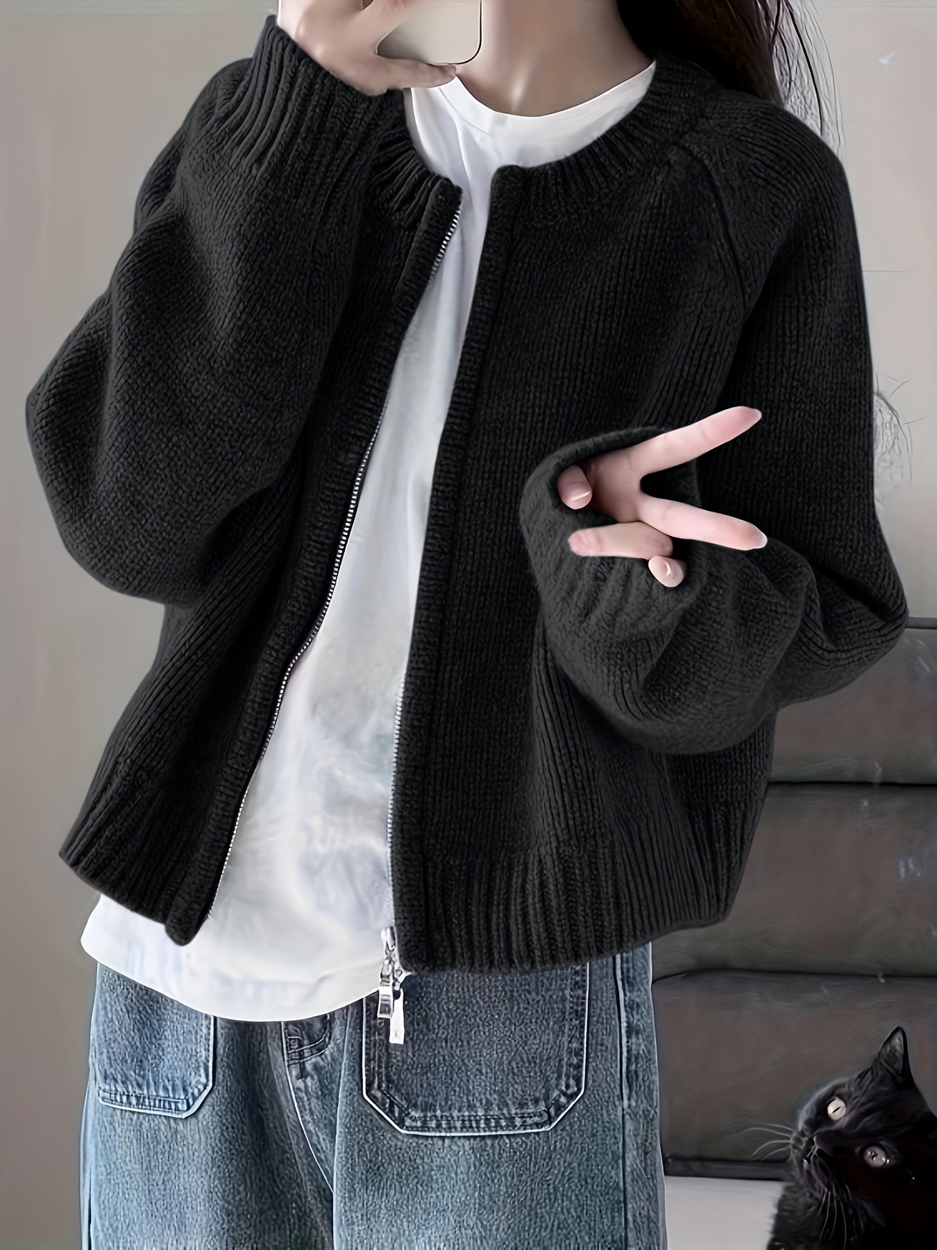 SOLÈNE™ | Cardigan Chaud et Polyvalent