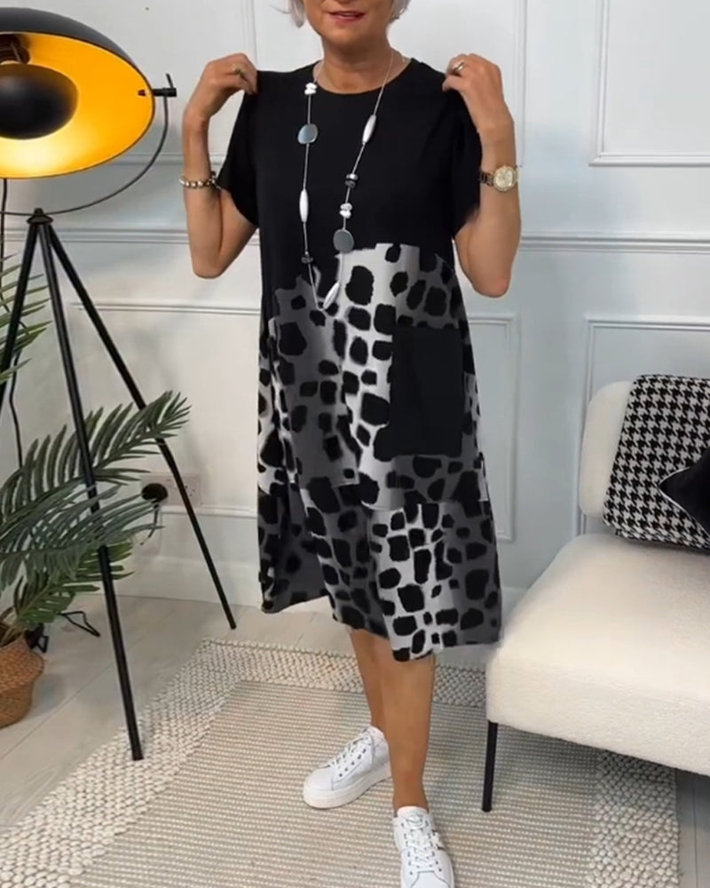 Louise™ | Robe Imprimée Décontractée