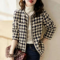 SOLÈNE™ | Veste à carreaux Chic