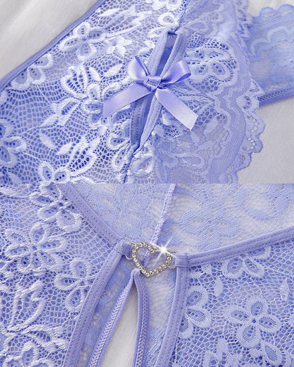 Néla™ | Teddy Halter de Mariée avec Détail Ouvert