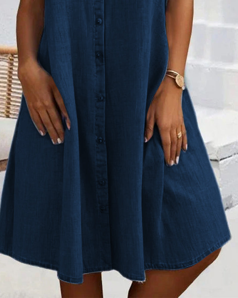 Salomé™ | Robe Chemise Denim