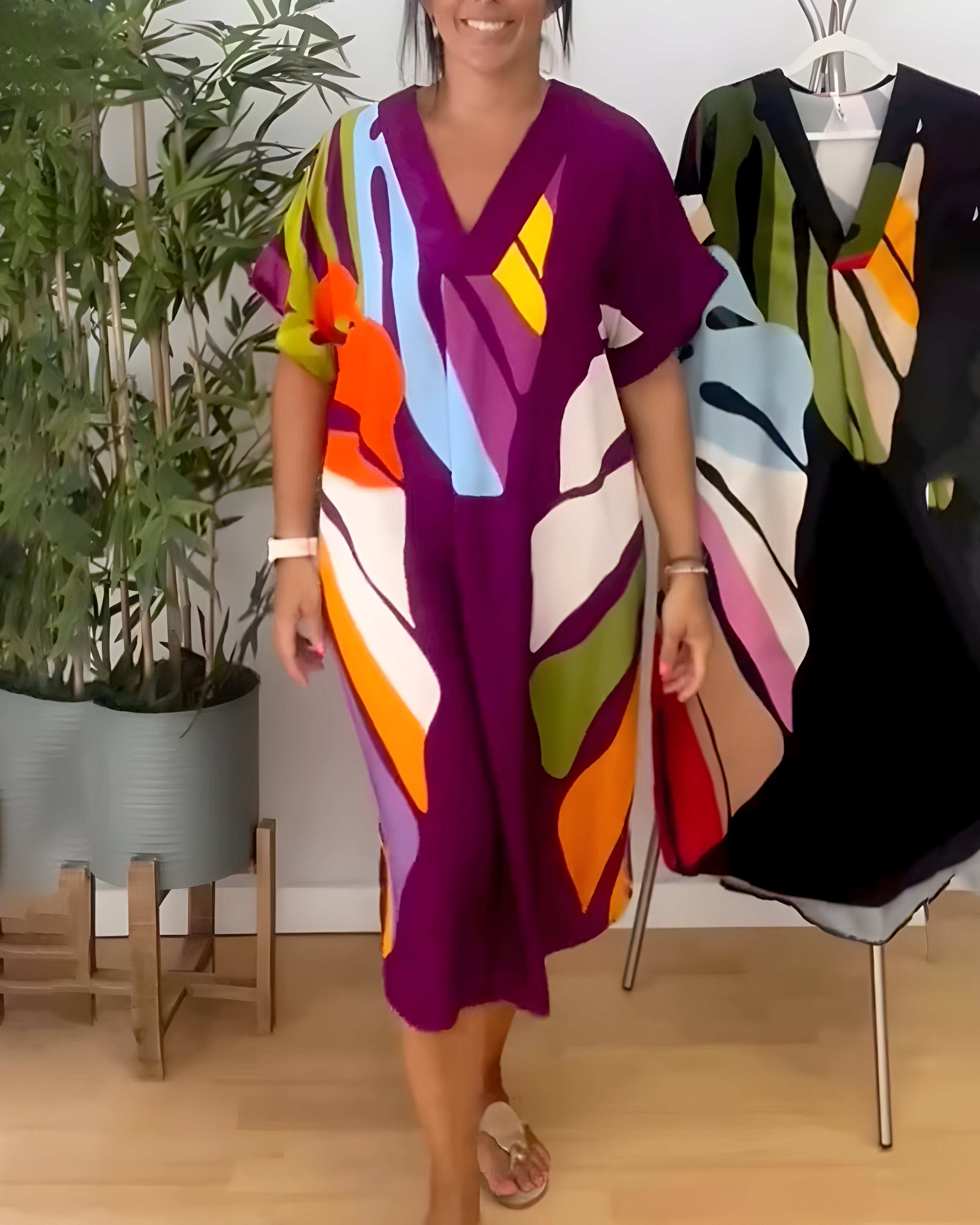 Chloé™ | Robe feuillage
