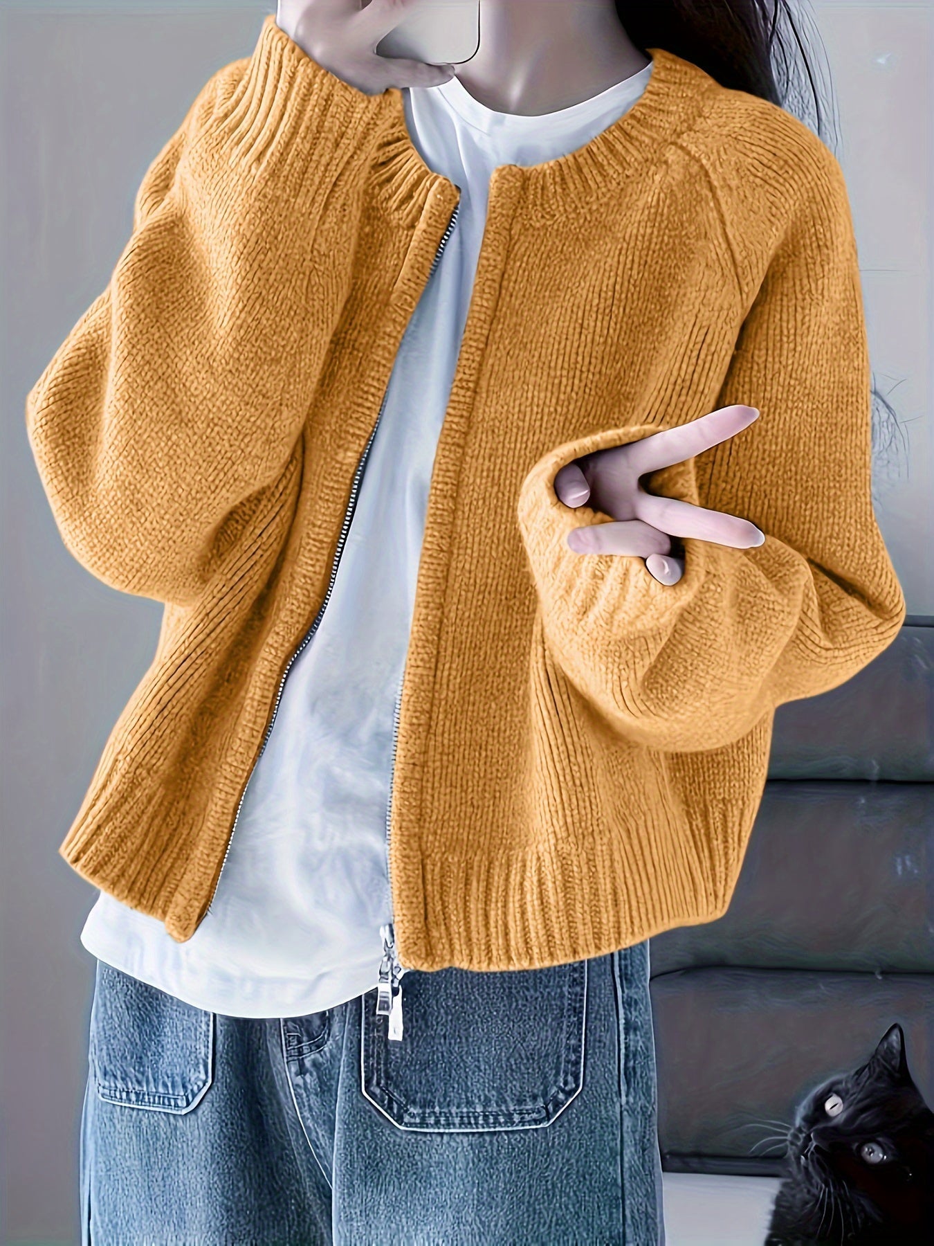 SOLÈNE™ | Cardigan Chaud et Polyvalent
