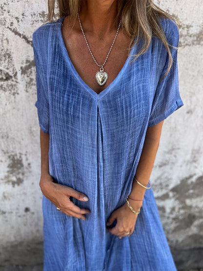 Mélina™ | Robe Loose à Col en V