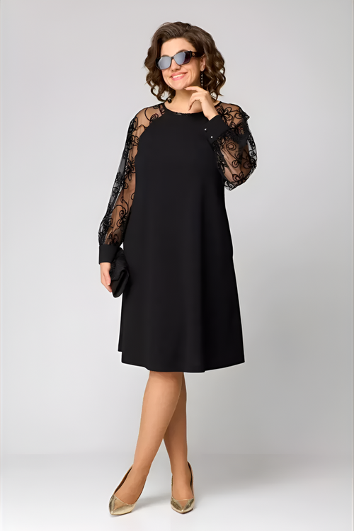 Amira™ | Robe chic avec des manches en dentelle