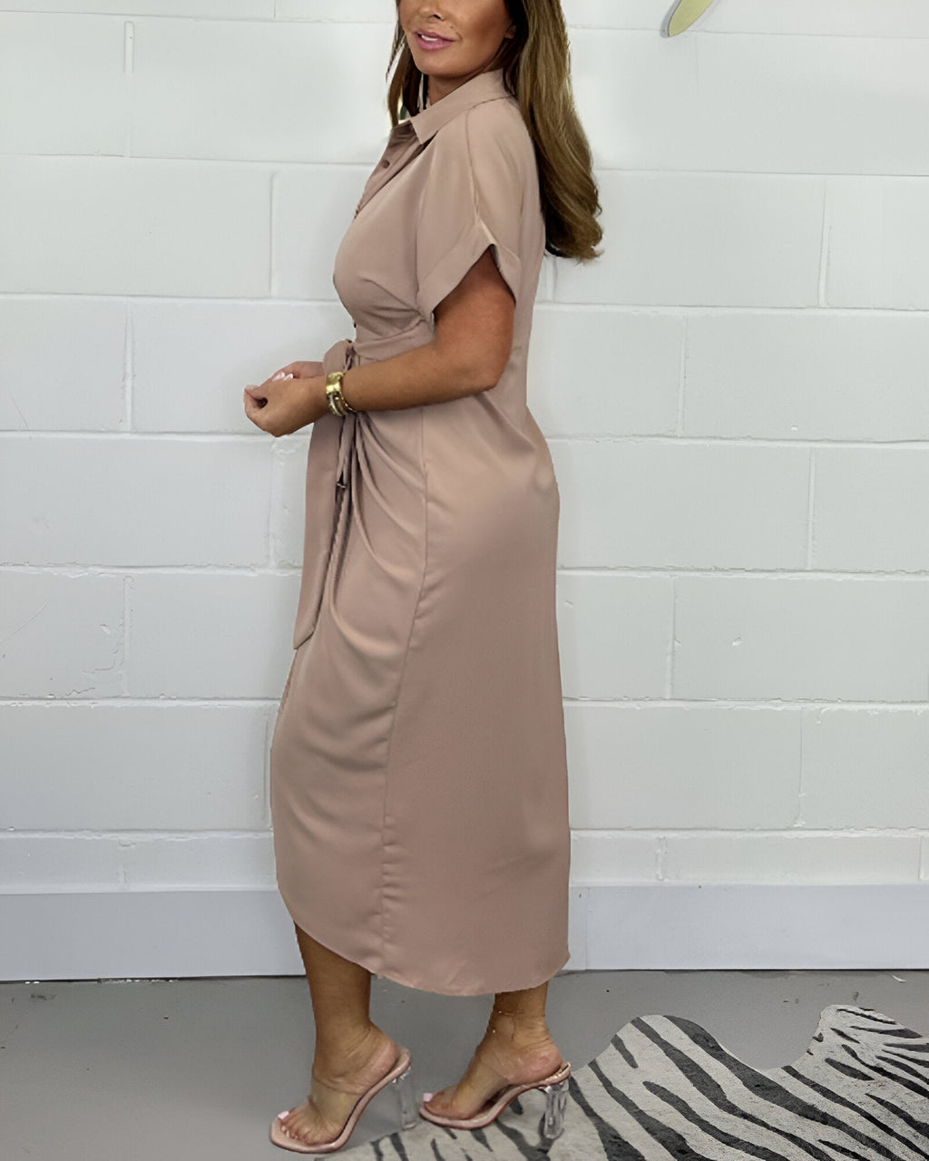 Élodie™ | Robe Plissée Élégante