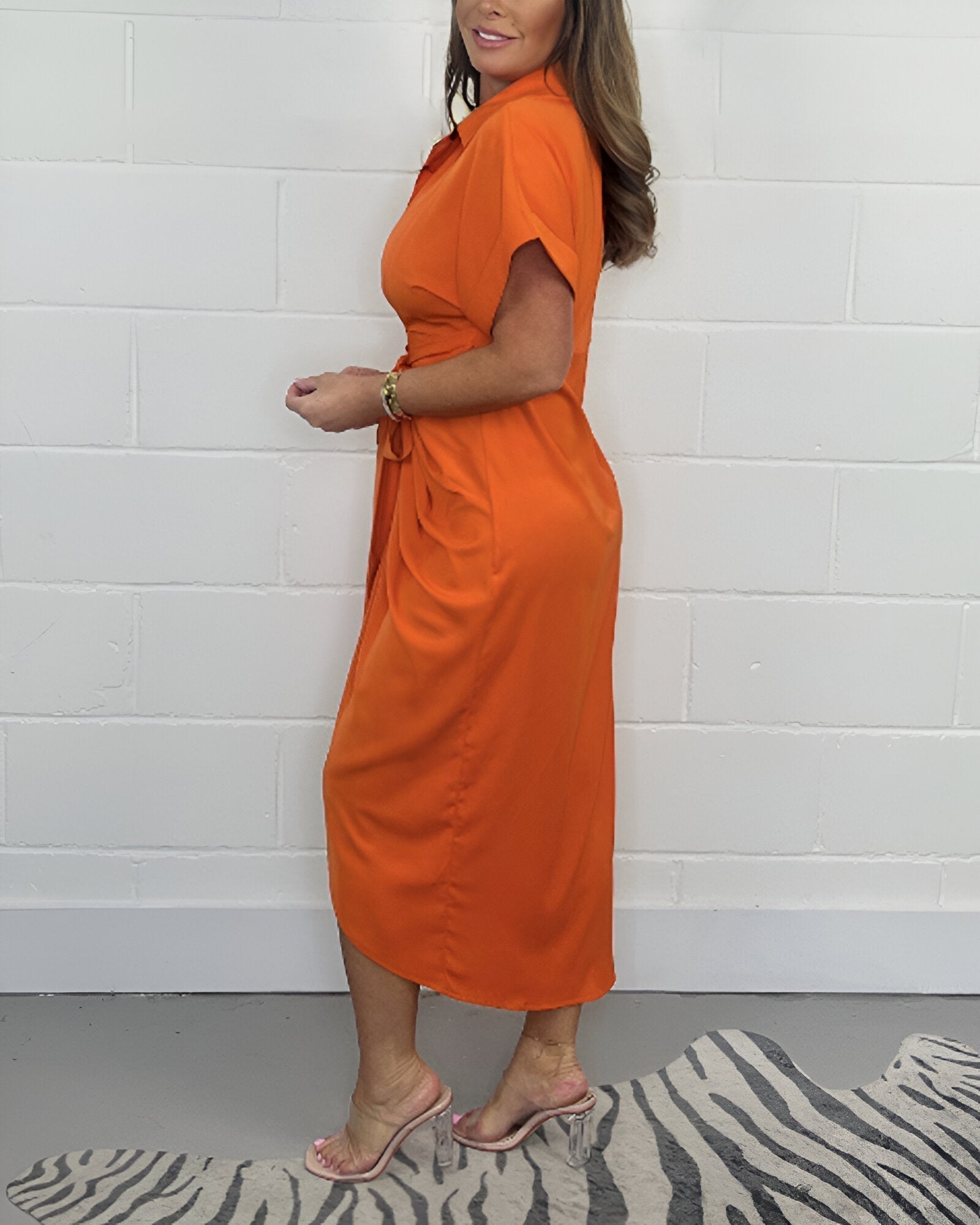 Élodie™ | Robe Plissée Élégante
