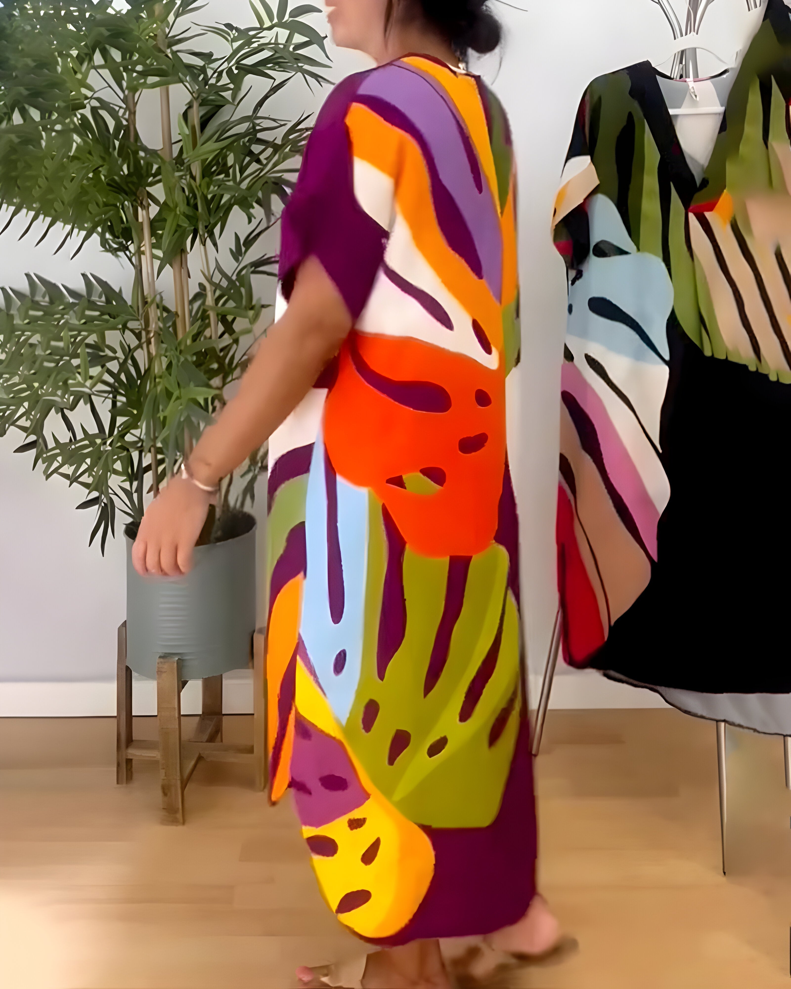 Chloé™ | Robe feuillage