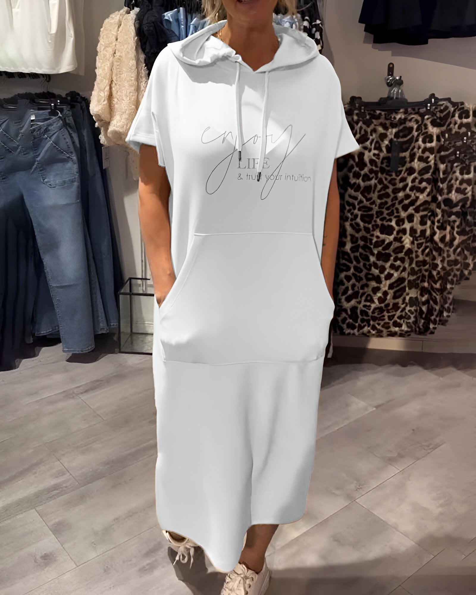 Céline™ | Robe à capuche douce
