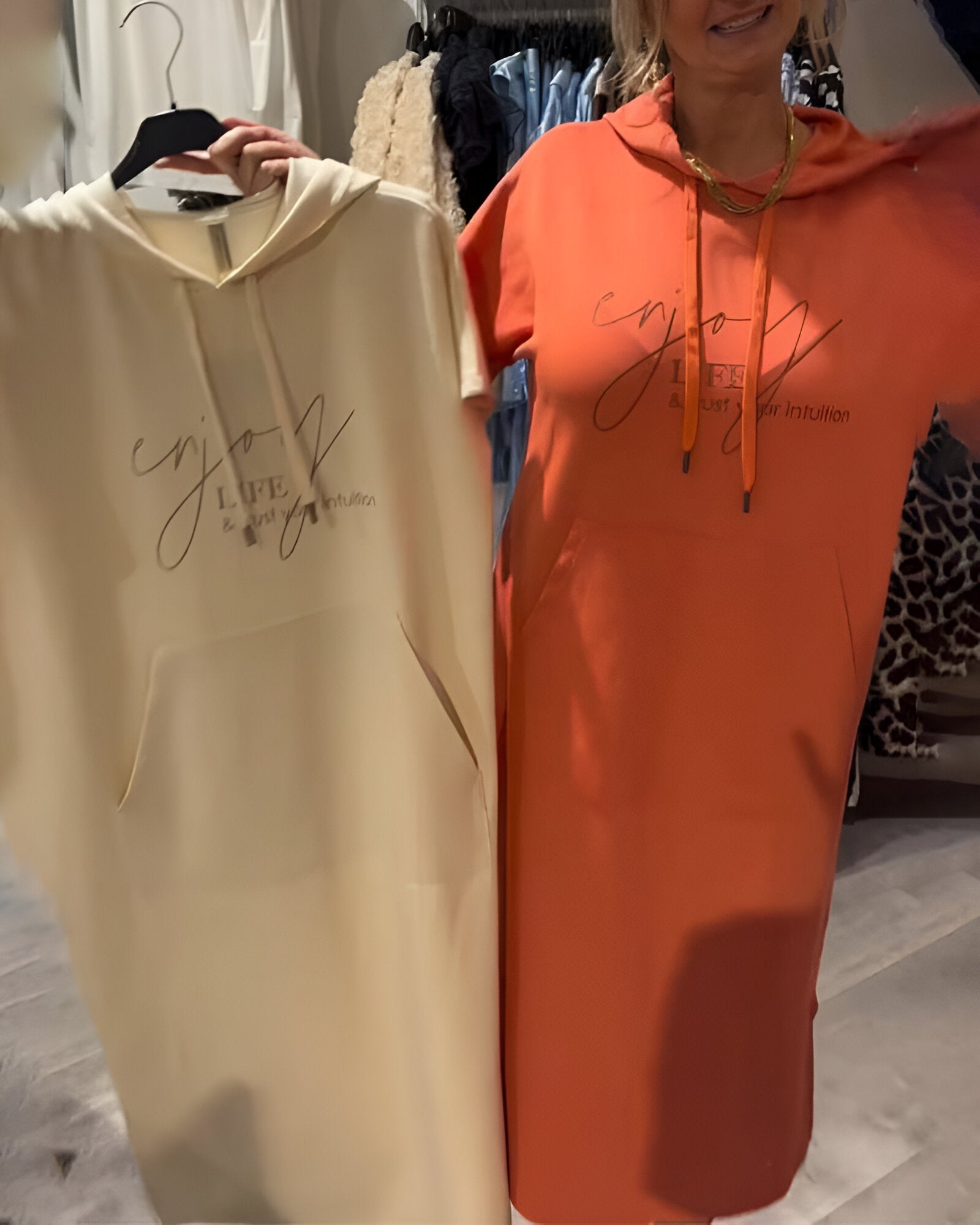 Céline™ | Robe à capuche douce