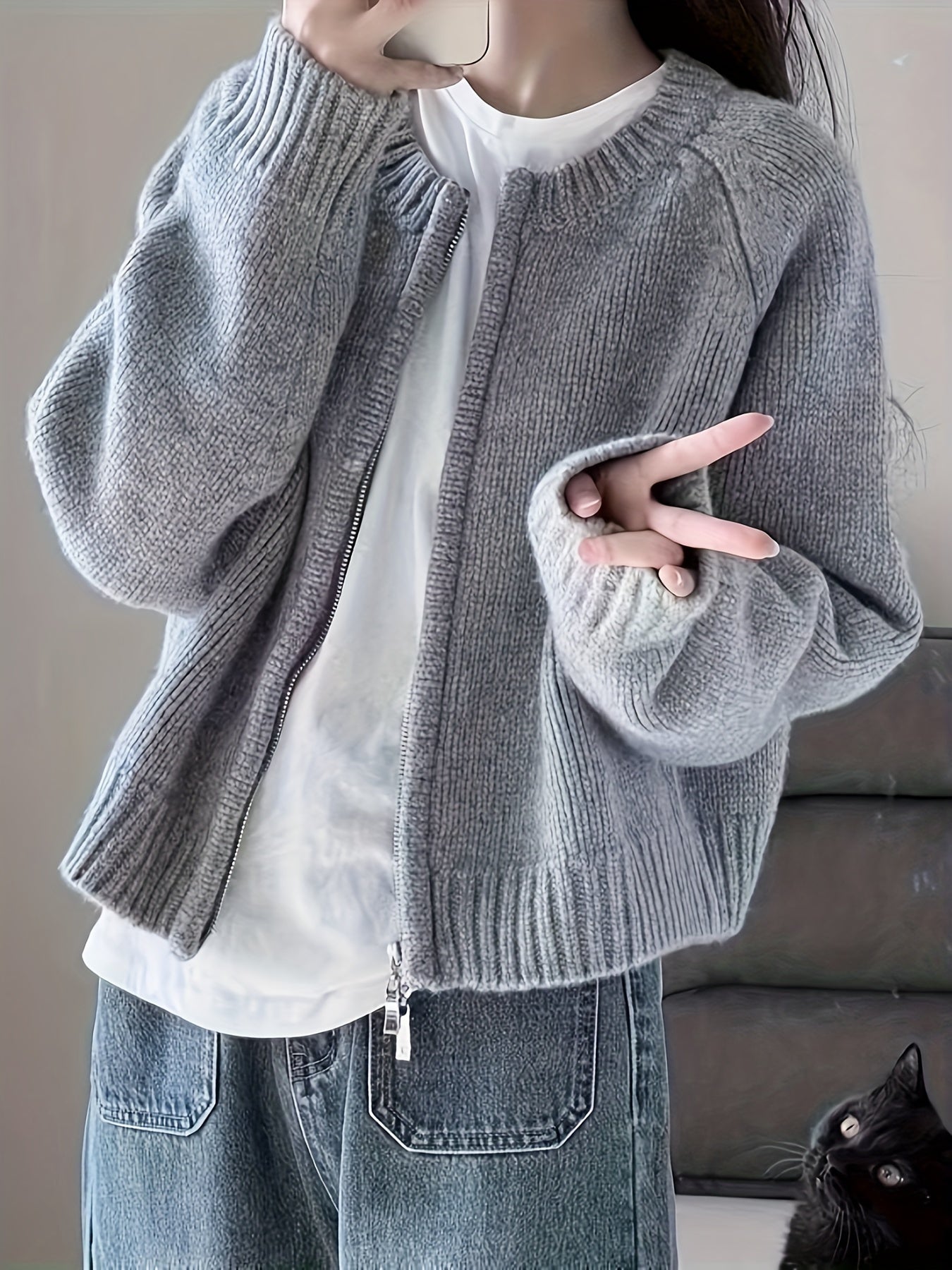 SOLÈNE™ | Cardigan Chaud et Polyvalent