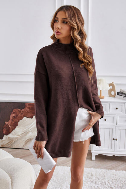 Sandra™ | Pull Dames Tricoté Tendance avec Col Ronde