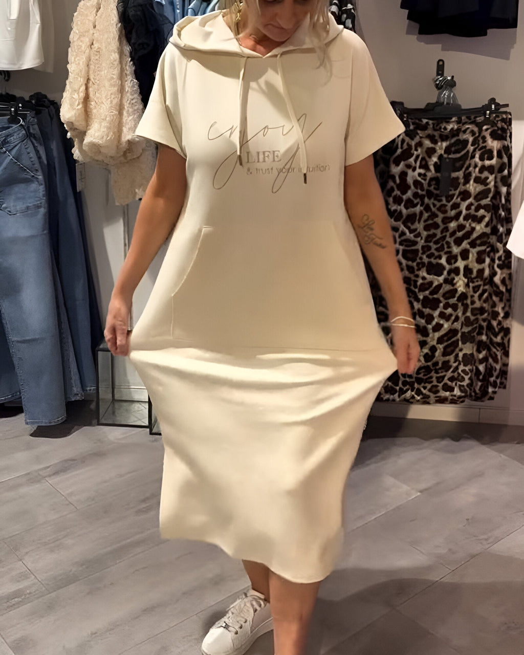 Céline™ | Robe à capuche douce