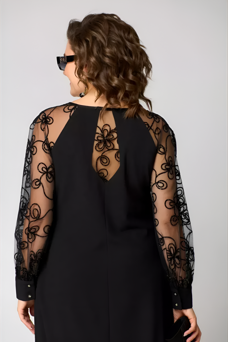 Amira™ | Robe chic avec des manches en dentelle