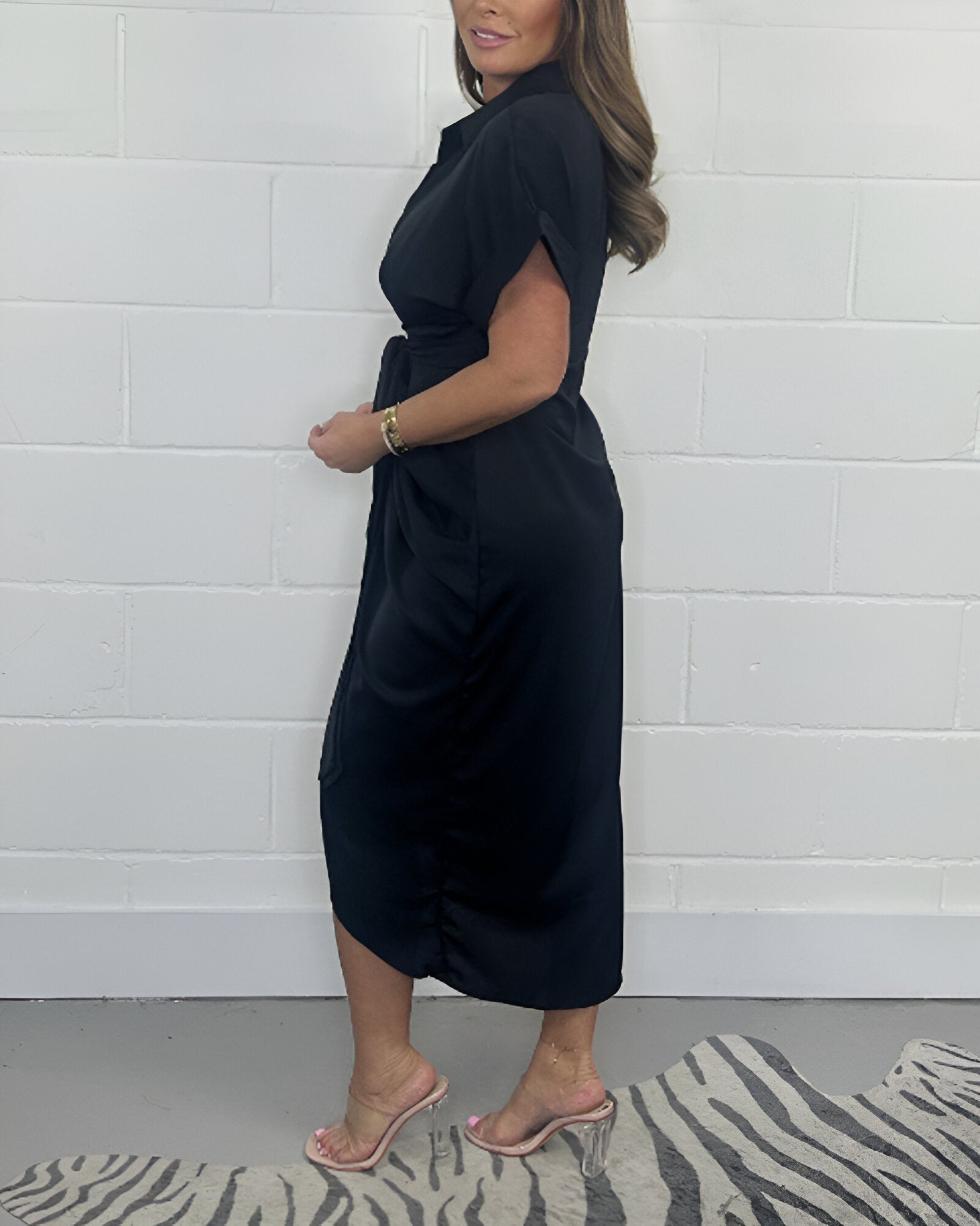 Élodie™ | Robe Plissée Élégante