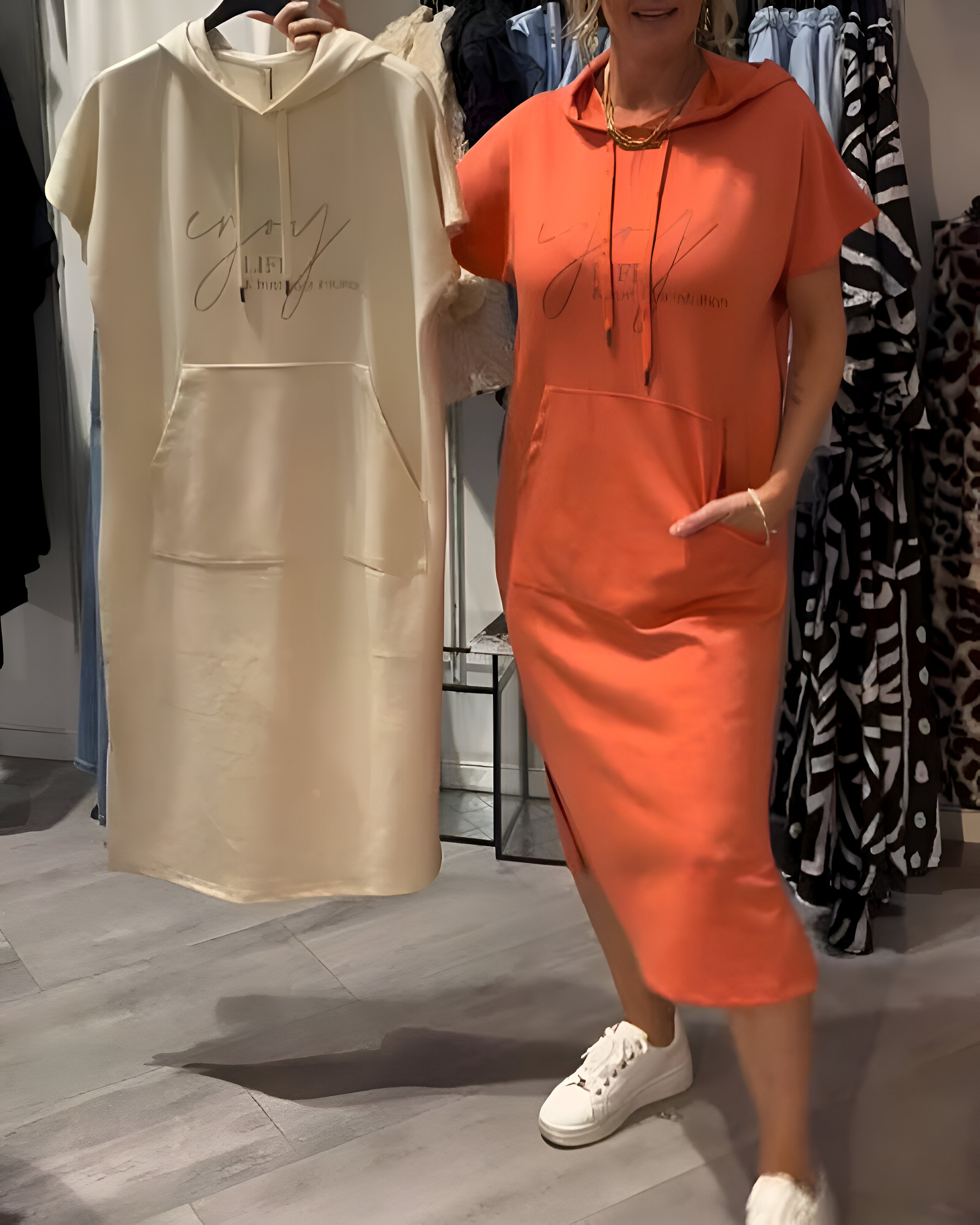 Céline™ | Robe à capuche douce