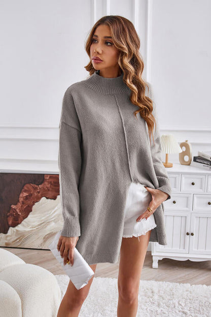 Sandra™ | Pull Dames Tricoté Tendance avec Col Ronde