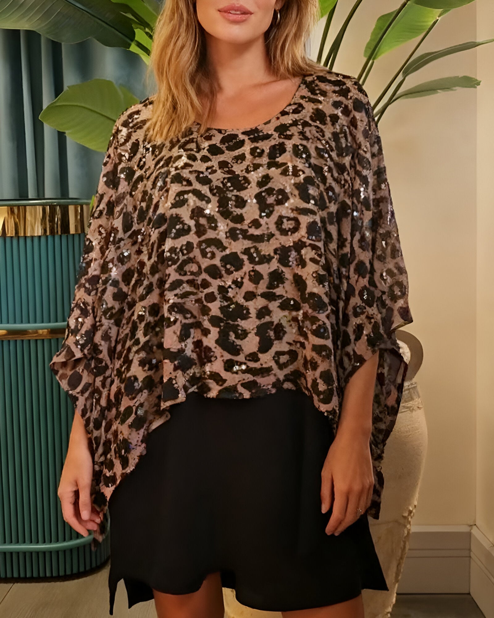 Norelle™ | T-shirt à Imprimé Léopard