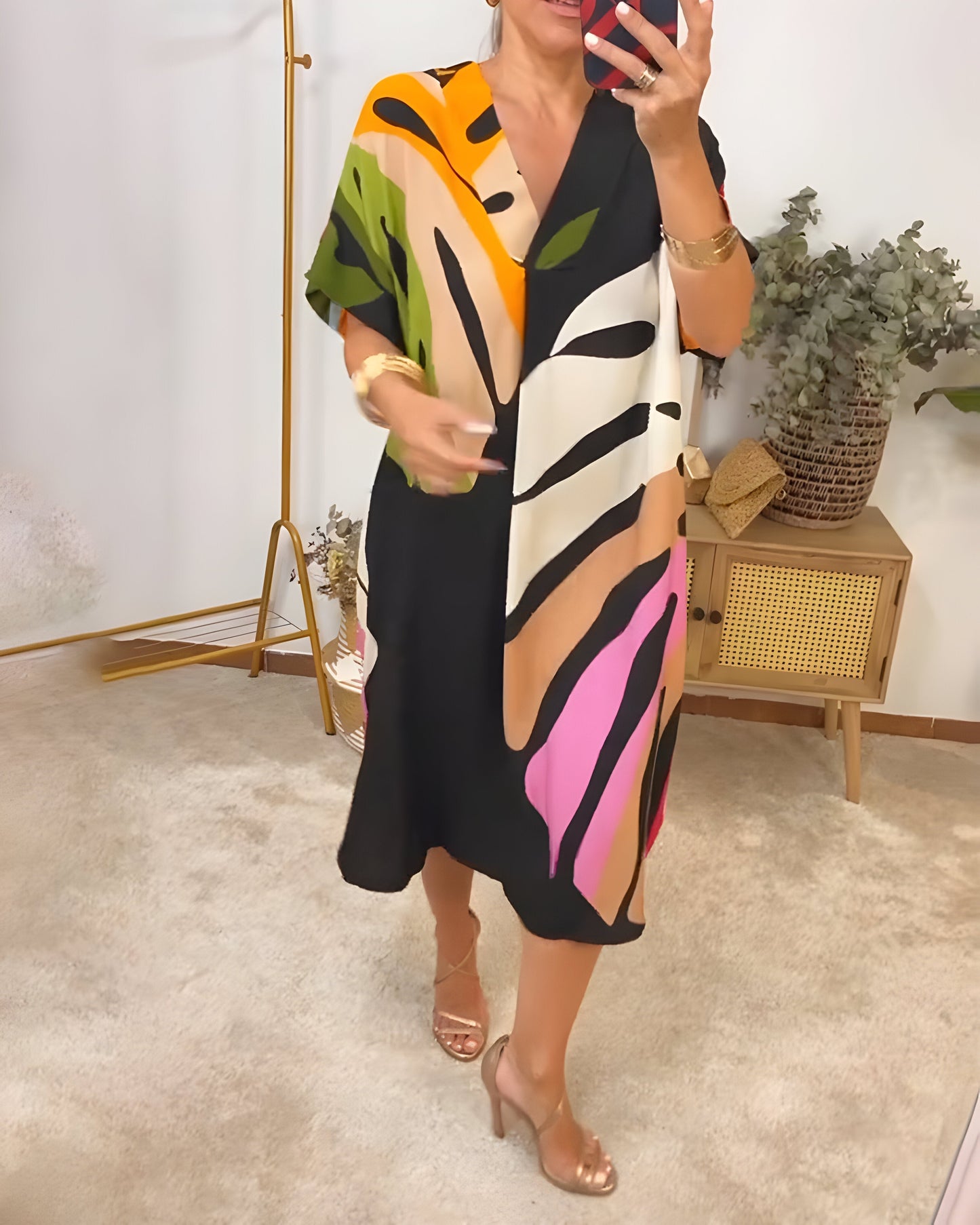 Chloé™ | Robe feuillage