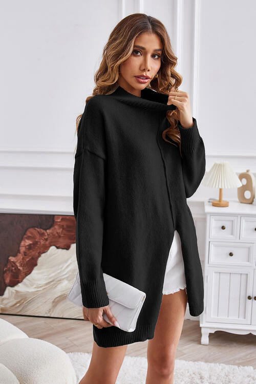 Sandra™ | Pull Dames Tricoté Tendance avec Col Ronde