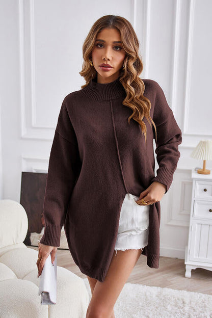 Sandra™ | Pull Dames Tricoté Tendance avec Col Ronde