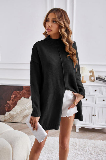 Sandra™ | Pull Dames Tricoté Tendance avec Col Ronde