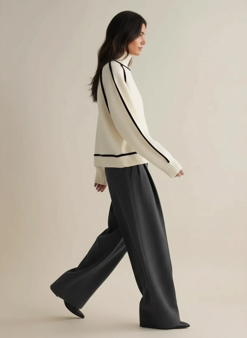Céline™ | Pull Col Roulé Essential
