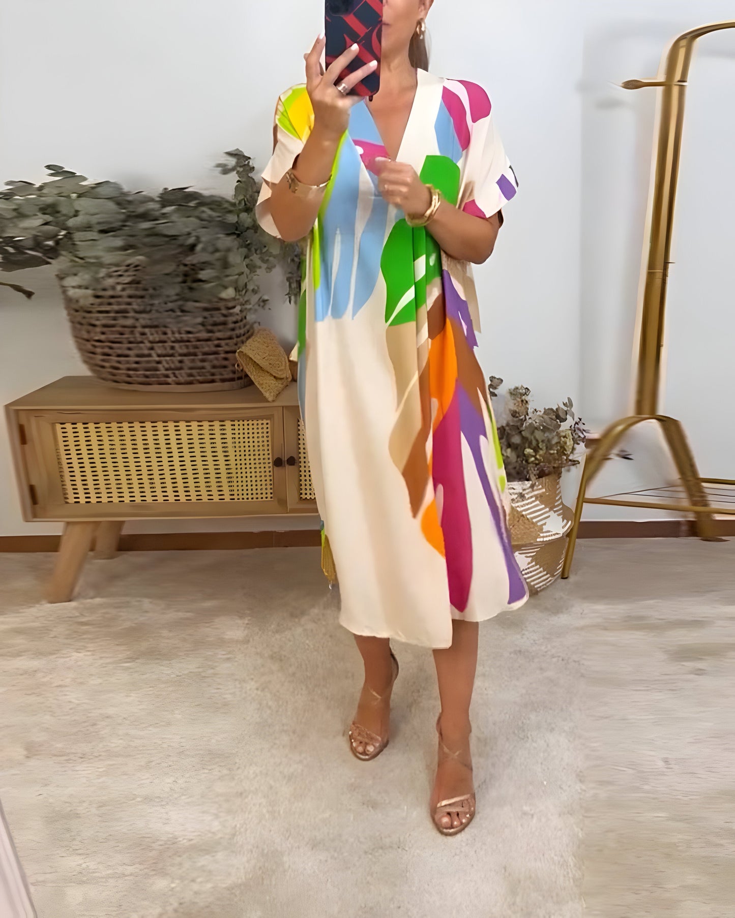 Chloé™ | Robe feuillage