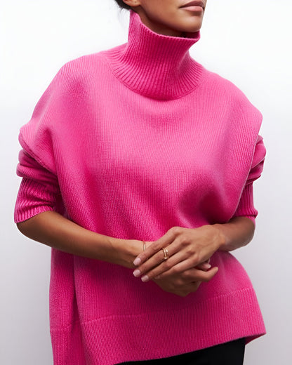 Liora™ | Pull à Col Roulé Coupe Ample