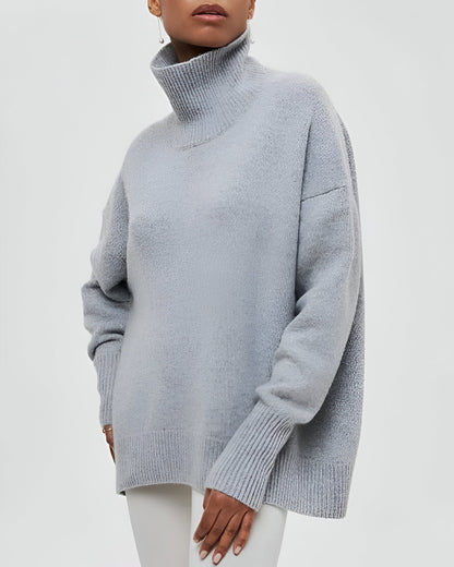 Liora™ | Pull à Col Roulé Coupe Ample