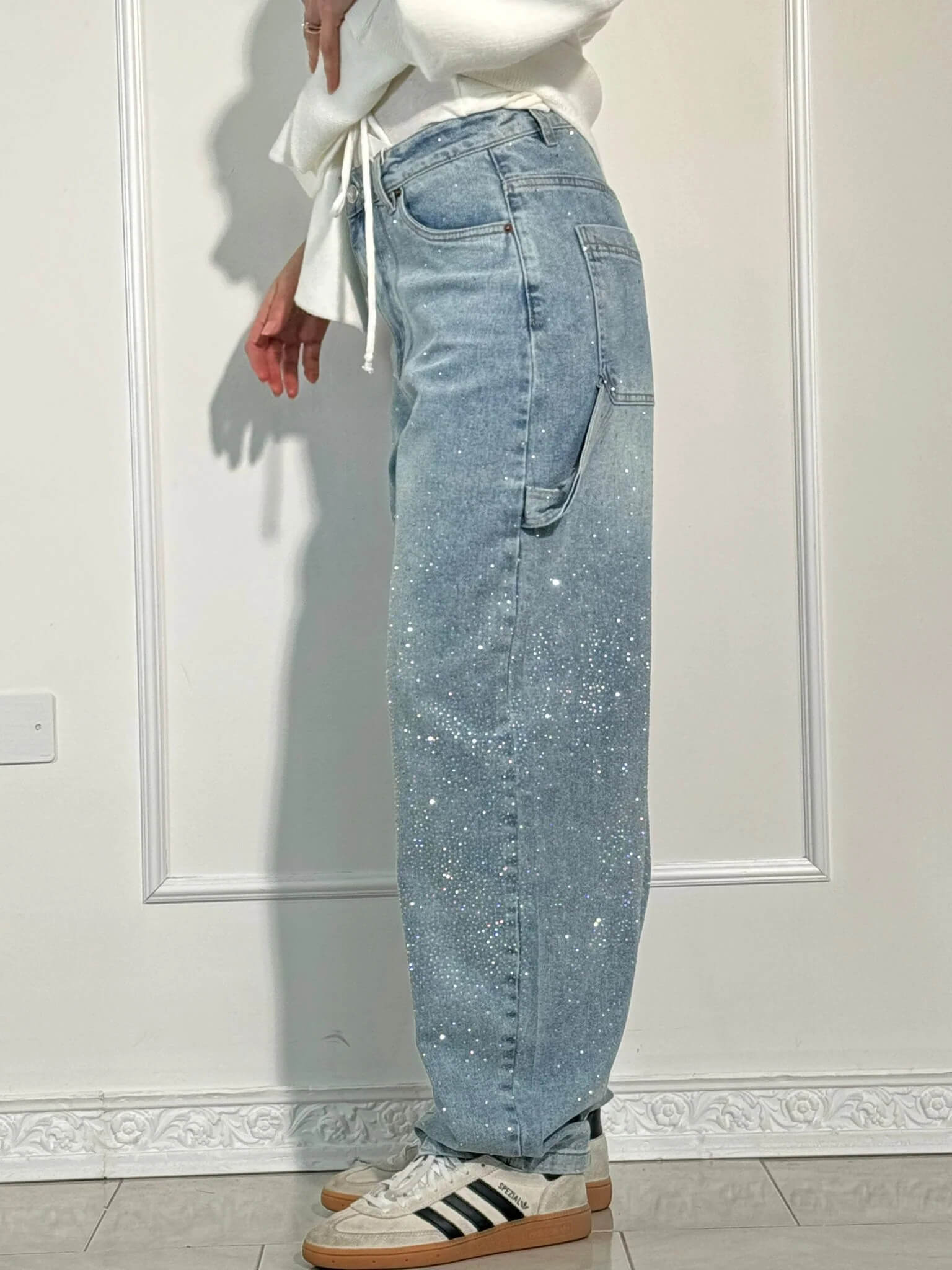 Prisca™ | Jeans en Diamant