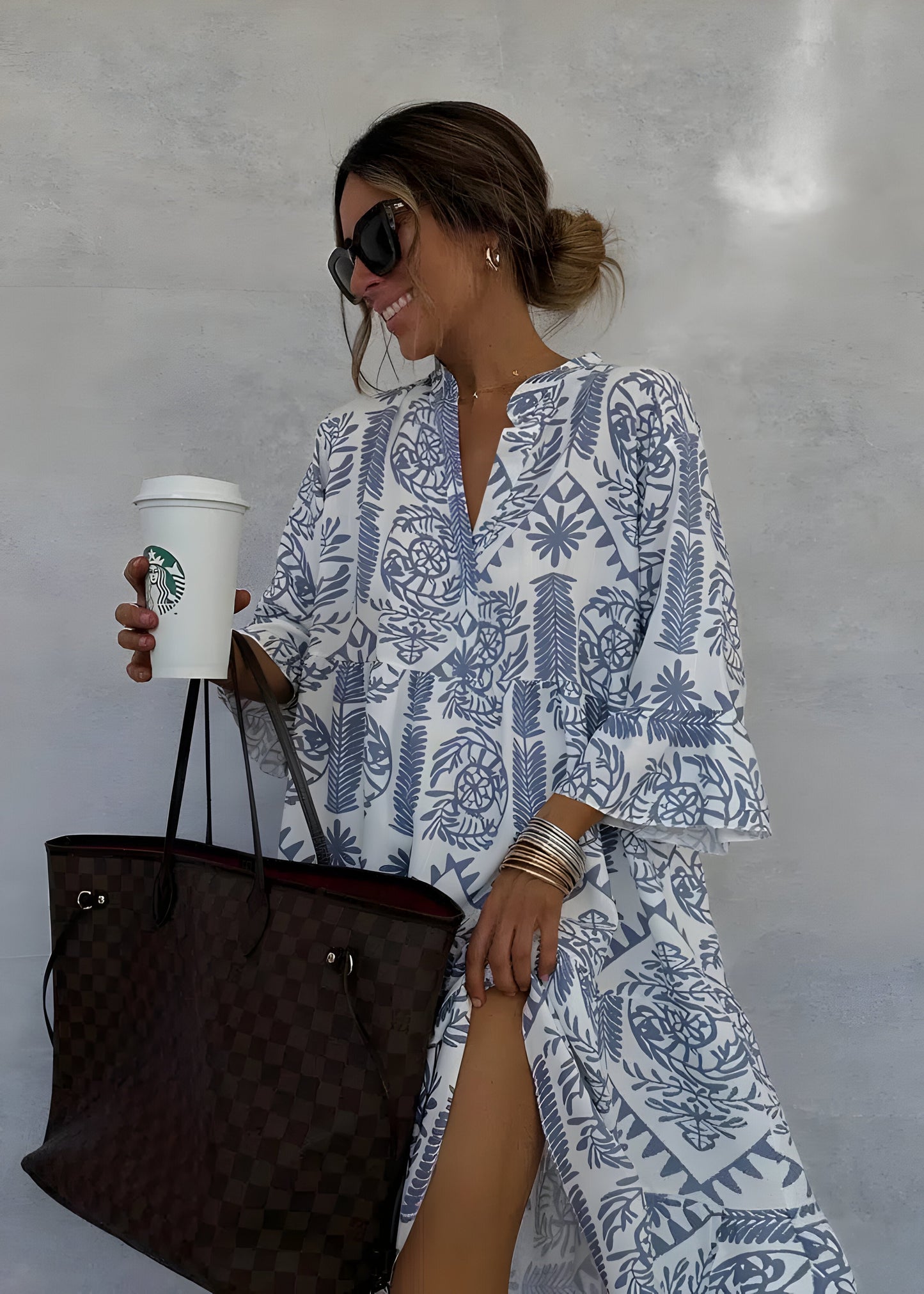 Idalina™ | Robe à Imprimé Tendance
