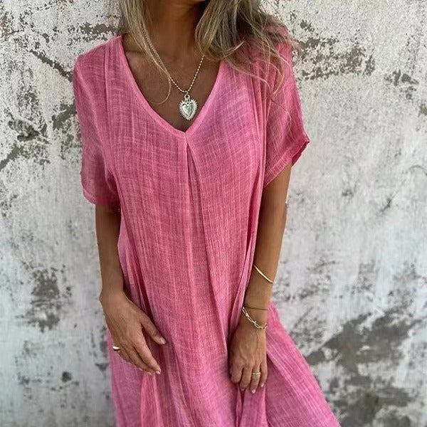 Mélina™ | Robe Loose à Col en V