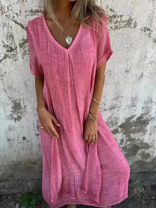 Mélina™ | Robe Loose à Col en V