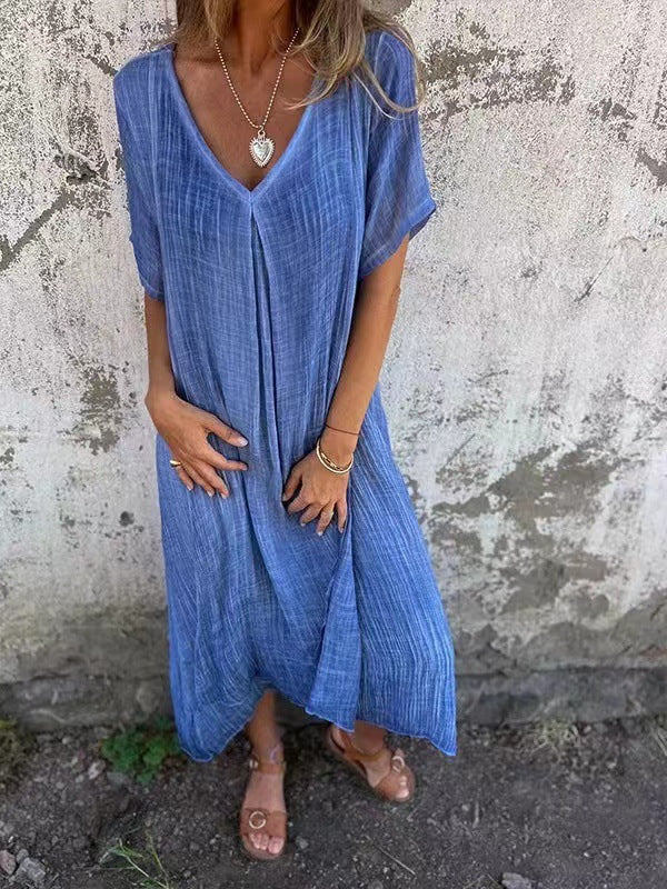 Mélina™ | Robe Loose à Col en V