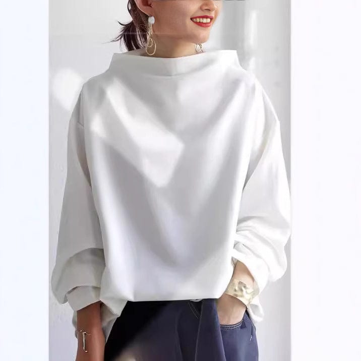 Clara™ | Blouse Élégante à Col Bateau