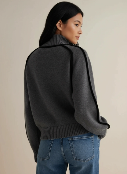 Céline™ | Pull Col Roulé Essential