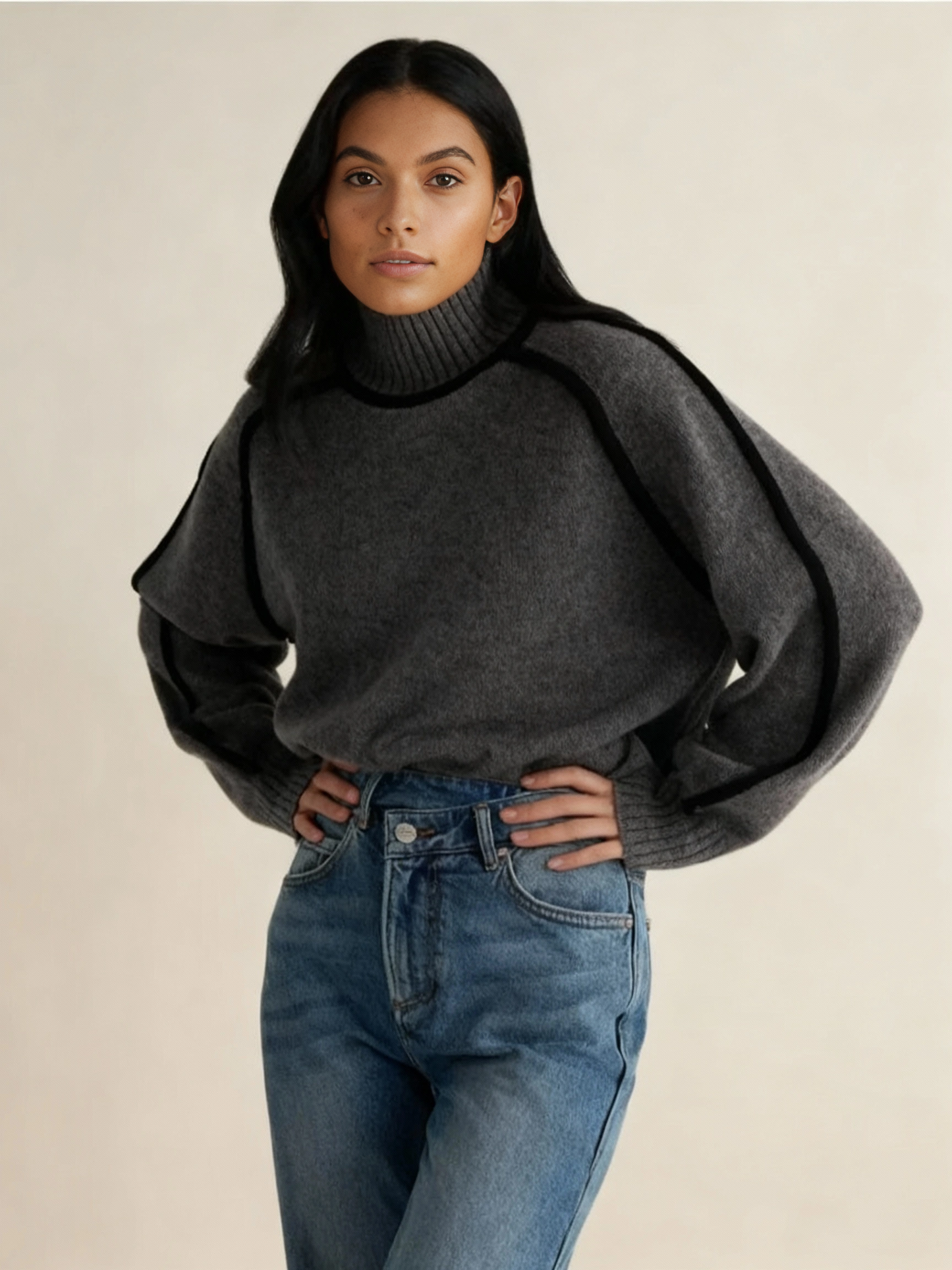 Céline™ | Pull Col Roulé Essential