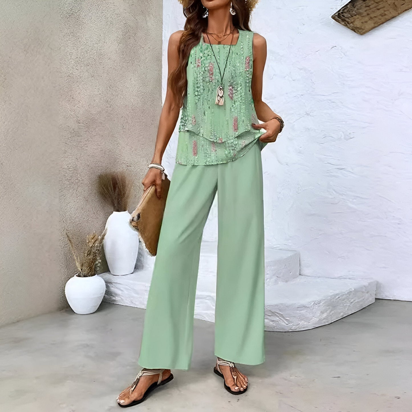 Elisa™ | Ensemble d'Été Élégant