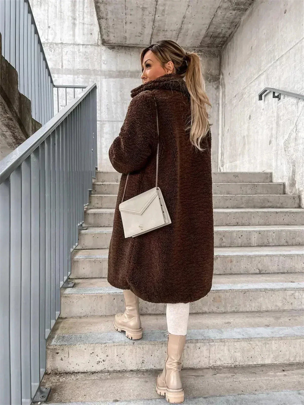Lina™ | Veste Teddy chaude