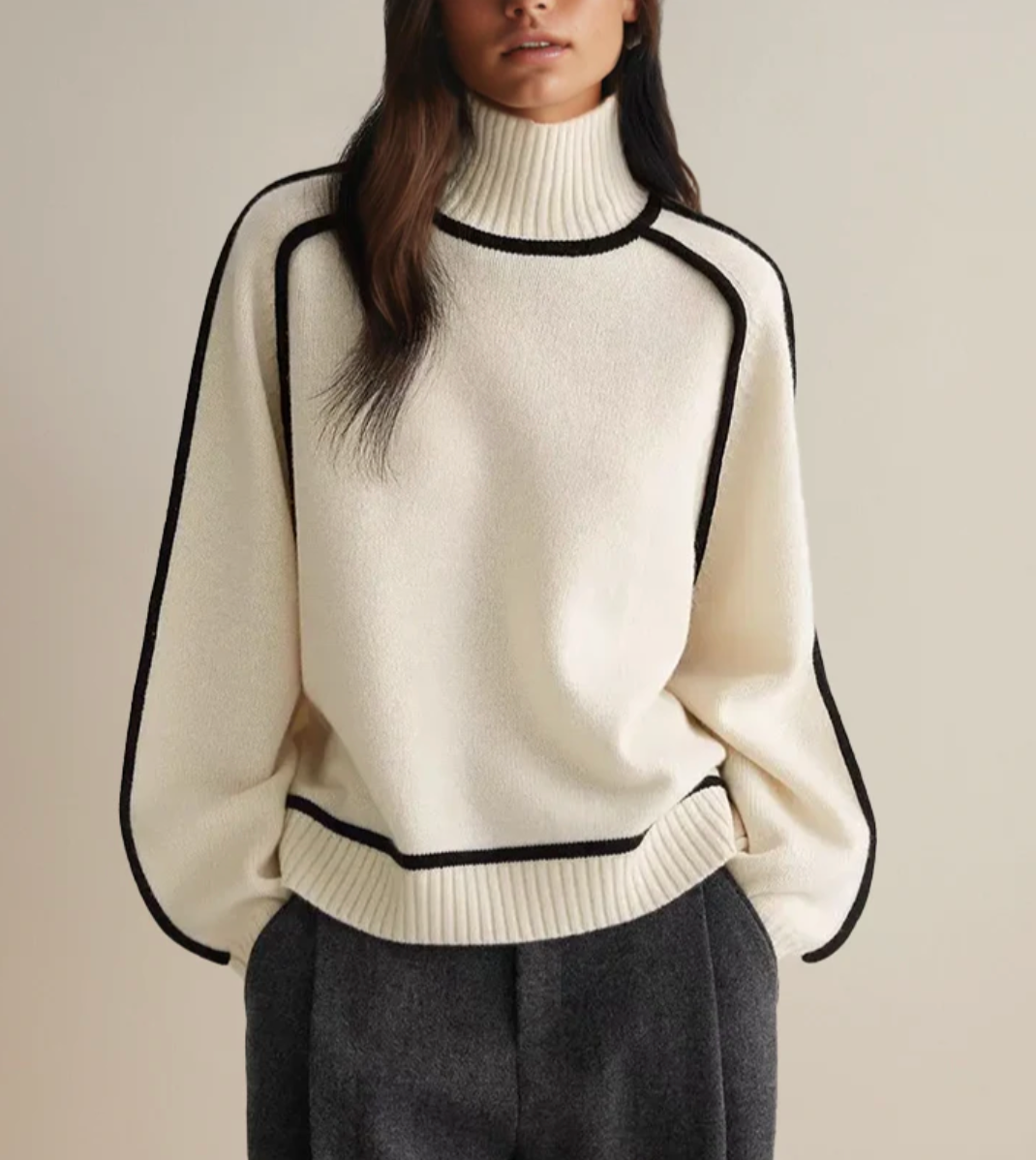 Céline™ | Pull Col Roulé Essential