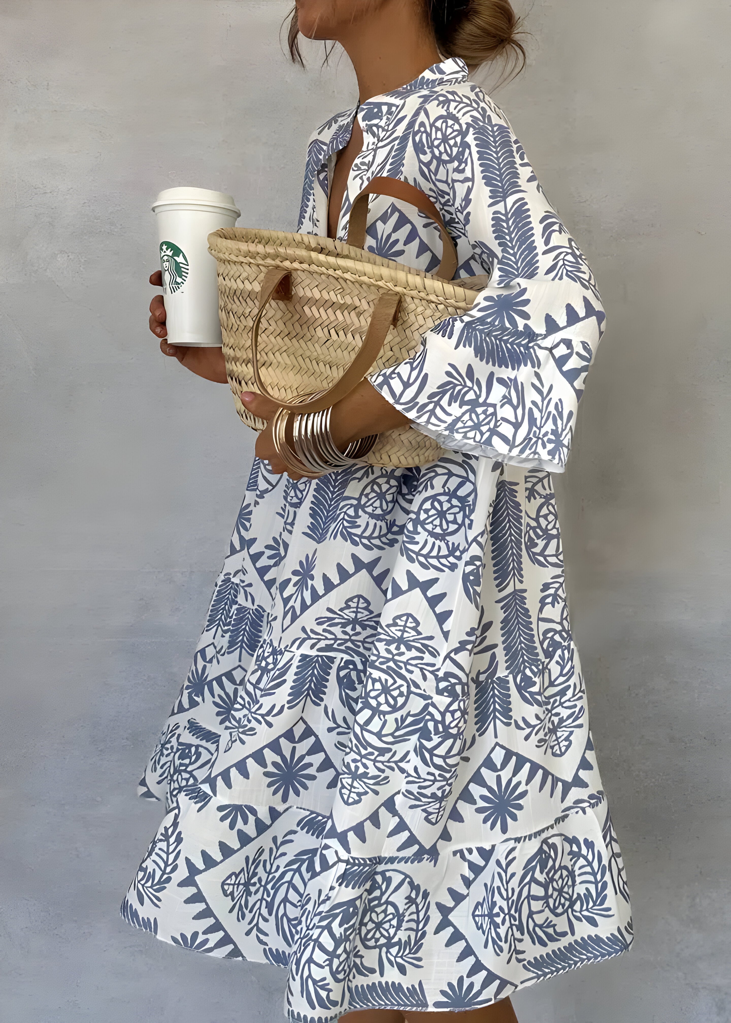 Idalina™ | Robe à Imprimé Tendance