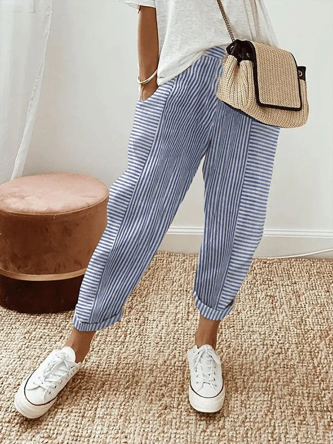 Lore™ | Pantalon Rayé