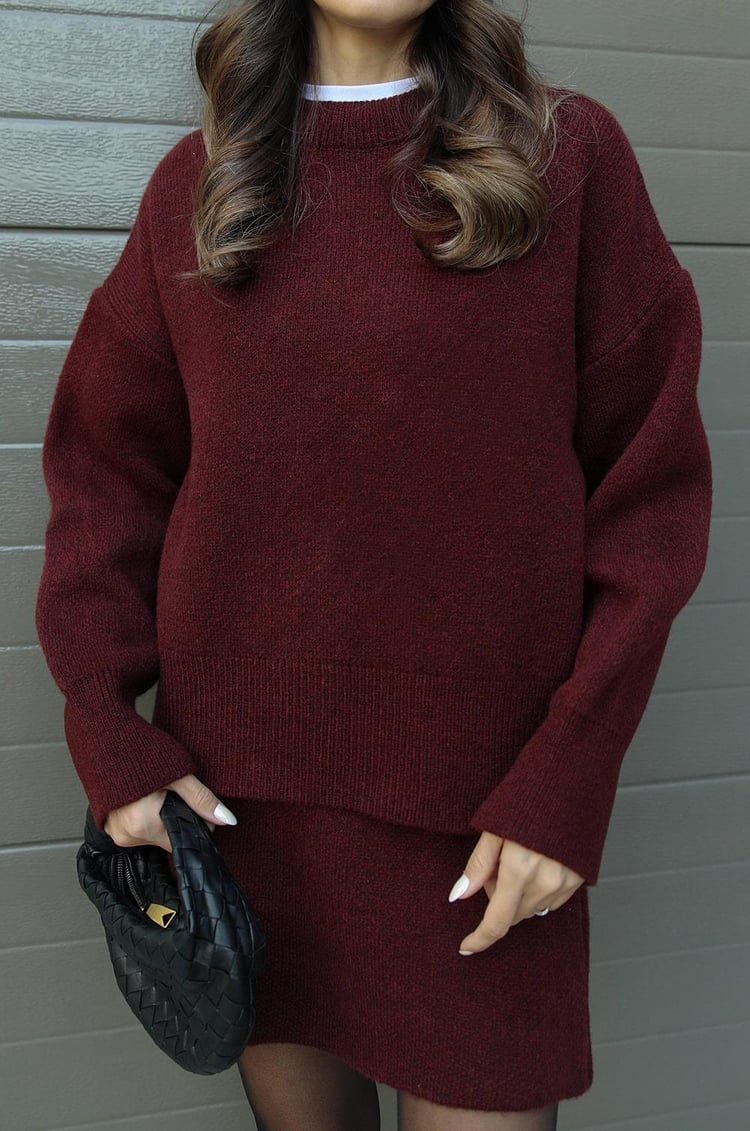 Chantal™ | Ensemble polyvalent Pull et Jupe