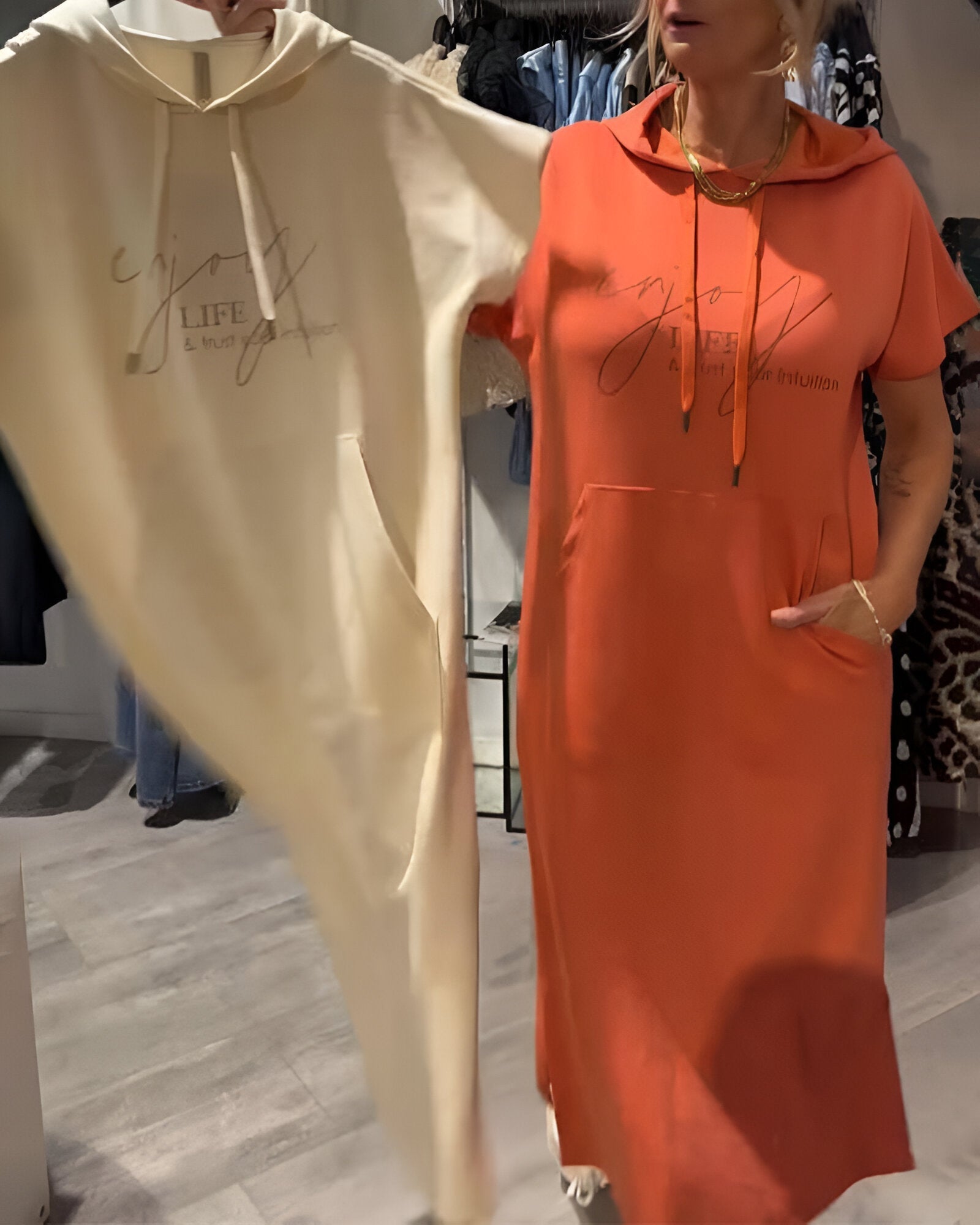 Céline™ | Robe à capuche douce