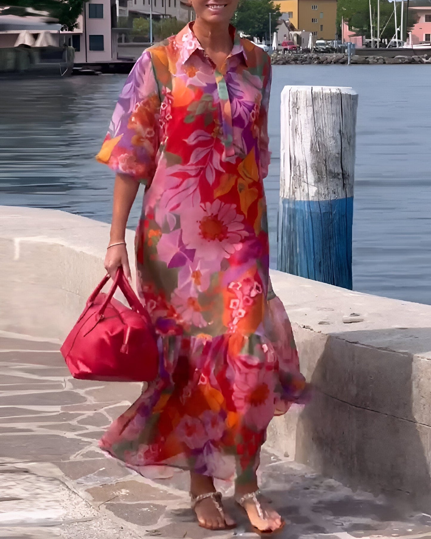 Camila™ | Robe Maxi Colorée