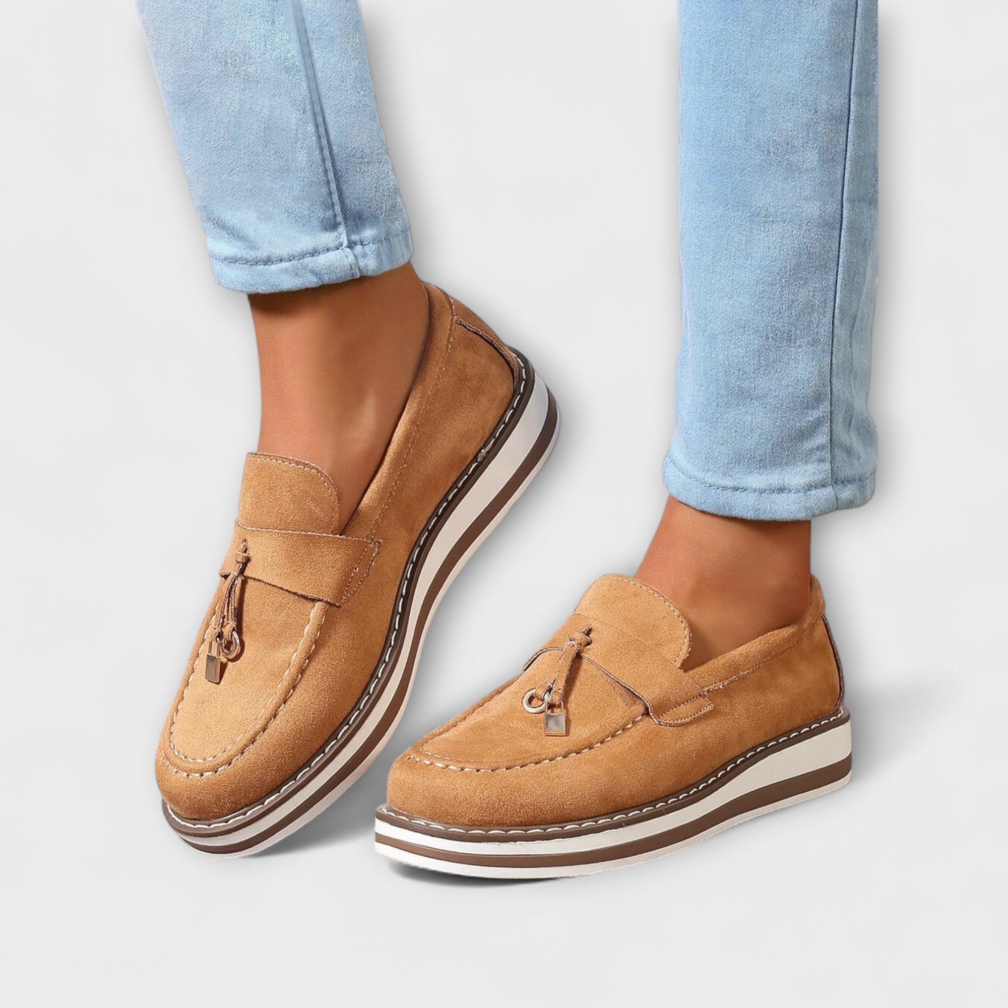 Elvira™ | Mocassins décontractés à Bout Rond