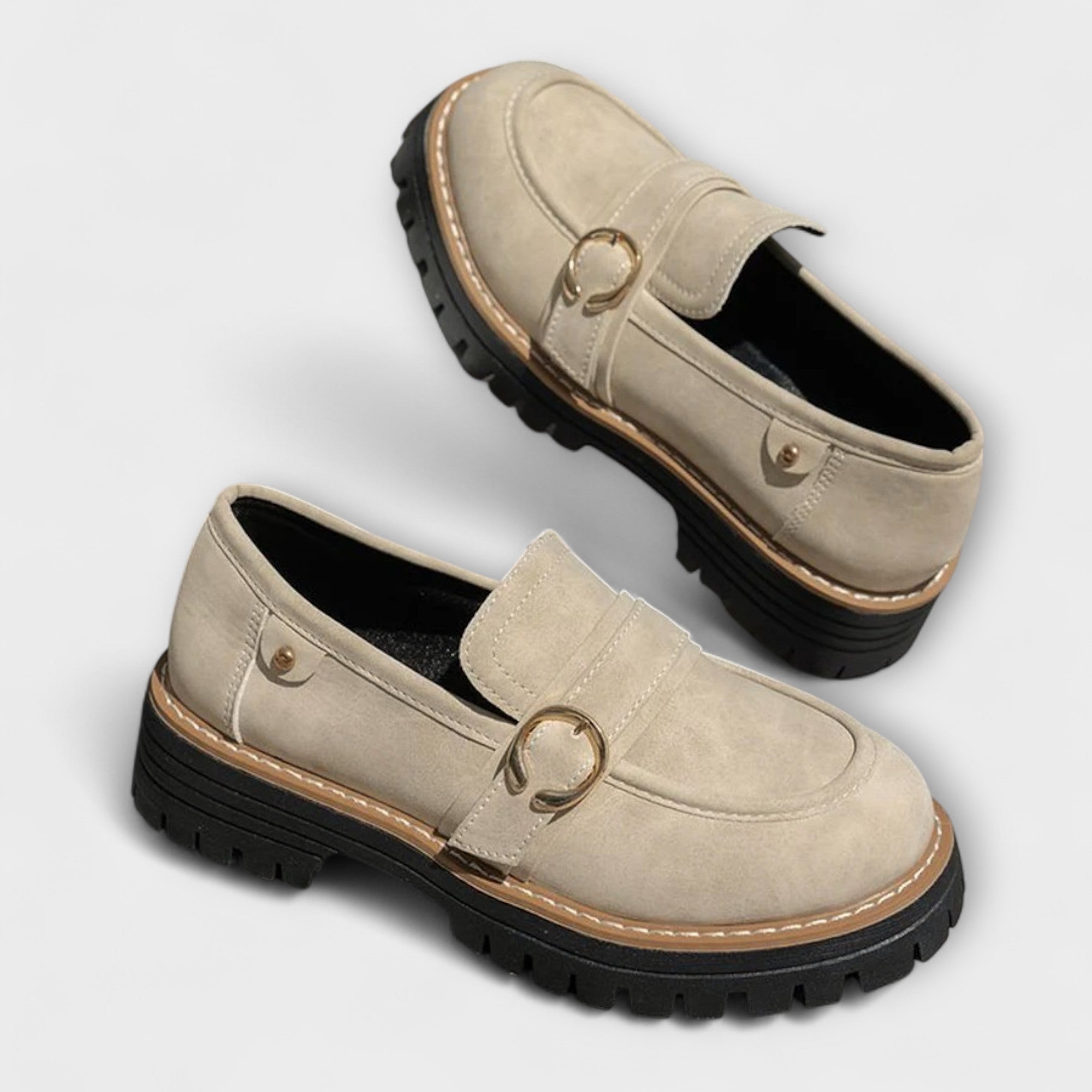 Sylvie™ | Mocassins Décontractés à Bout Rond