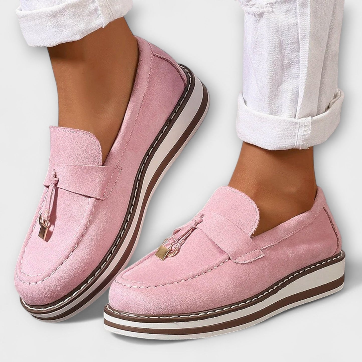 Elvira™ | Mocassins décontractés à Bout Rond